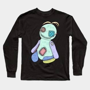 Voodoo doll smile Long Sleeve T-Shirt